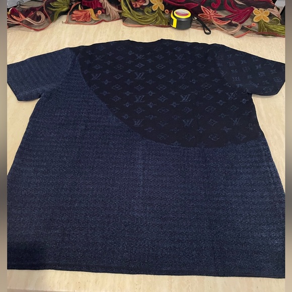 Louis Vuitton Dark Blue Monogram Tee - Picture 4 of 4